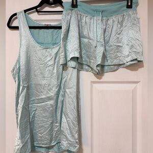 WOMEN’S PJ HARLOW PJ SET AQUA - M